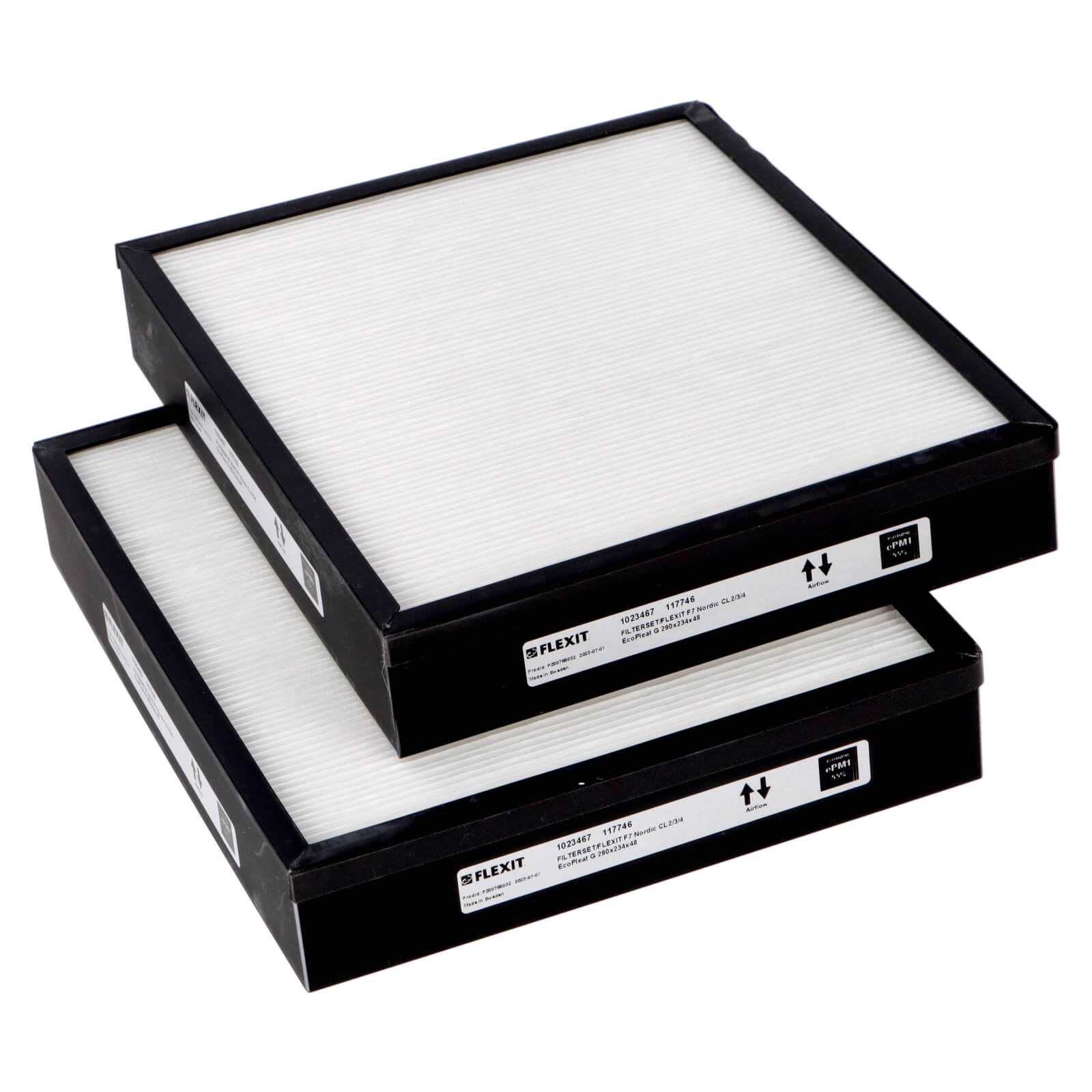 Flexit Nordic CL2-CL3-CL4 Filtersatz (Original) 290x230x48
