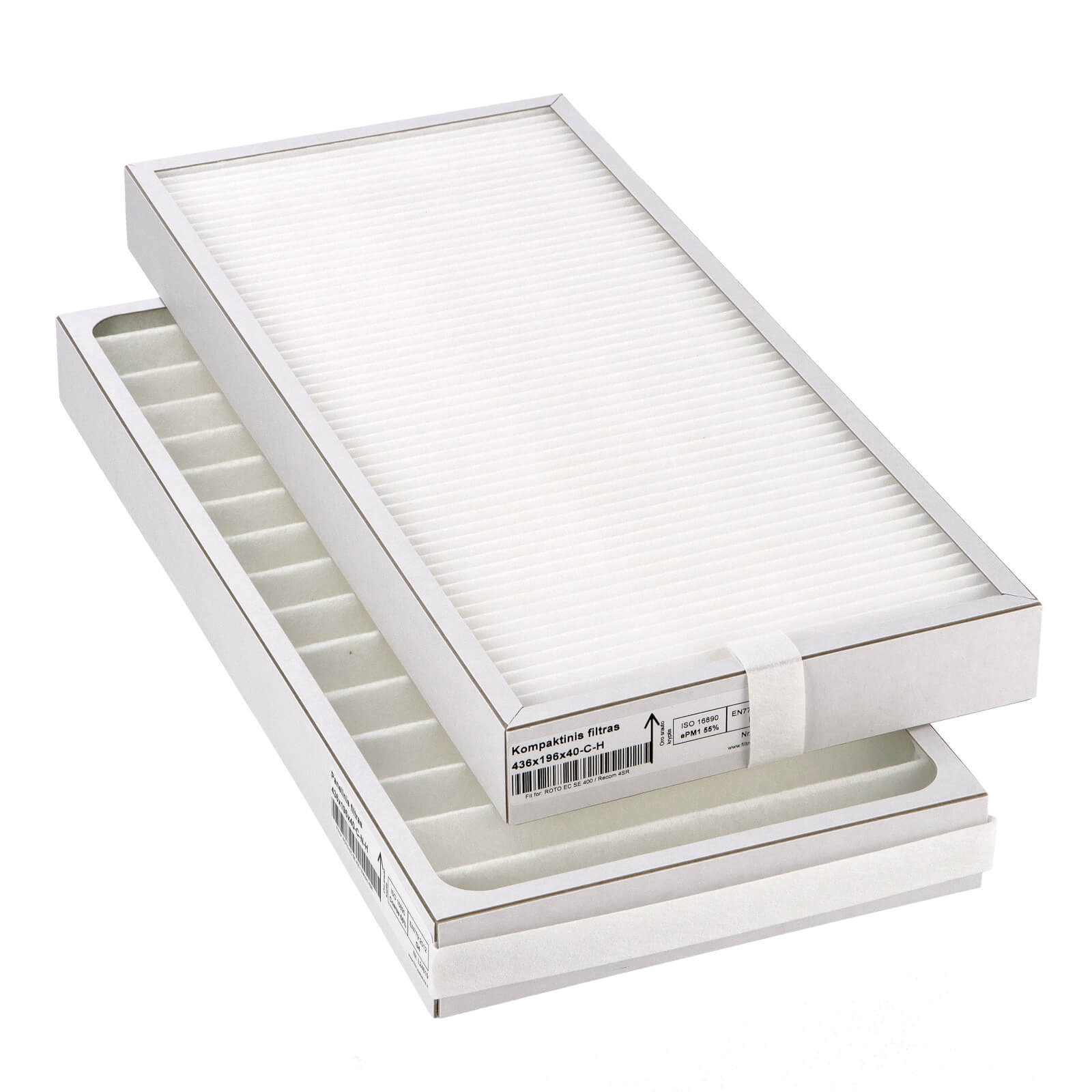 Recom 4SR Filtersatz G4+F7 (Hausmarke) 436x196x40