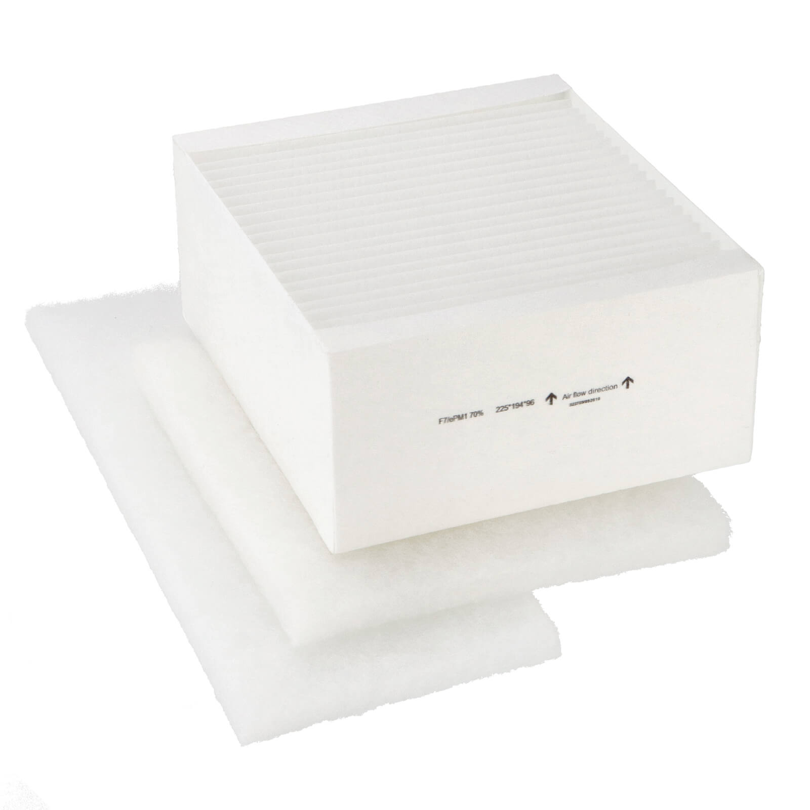 Vallox 096 MV-SE-SC - ValloPlus 270 Filtersatz Nr. 27 G4+G4+F7 (Hausmarke) 350x138x20 + 225x194x20 + 225x194x96