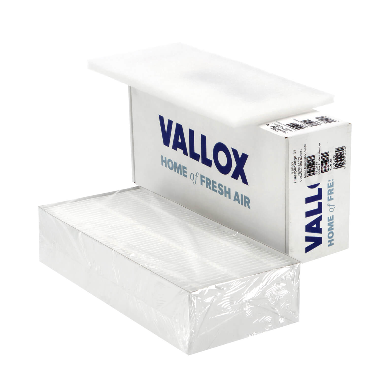 Vallox 51 MV - 51K MV Filtersatz Nr. 32 G4+G4+F7 (Original) 316x144x20 + 316x144x20 + 318x146x70
