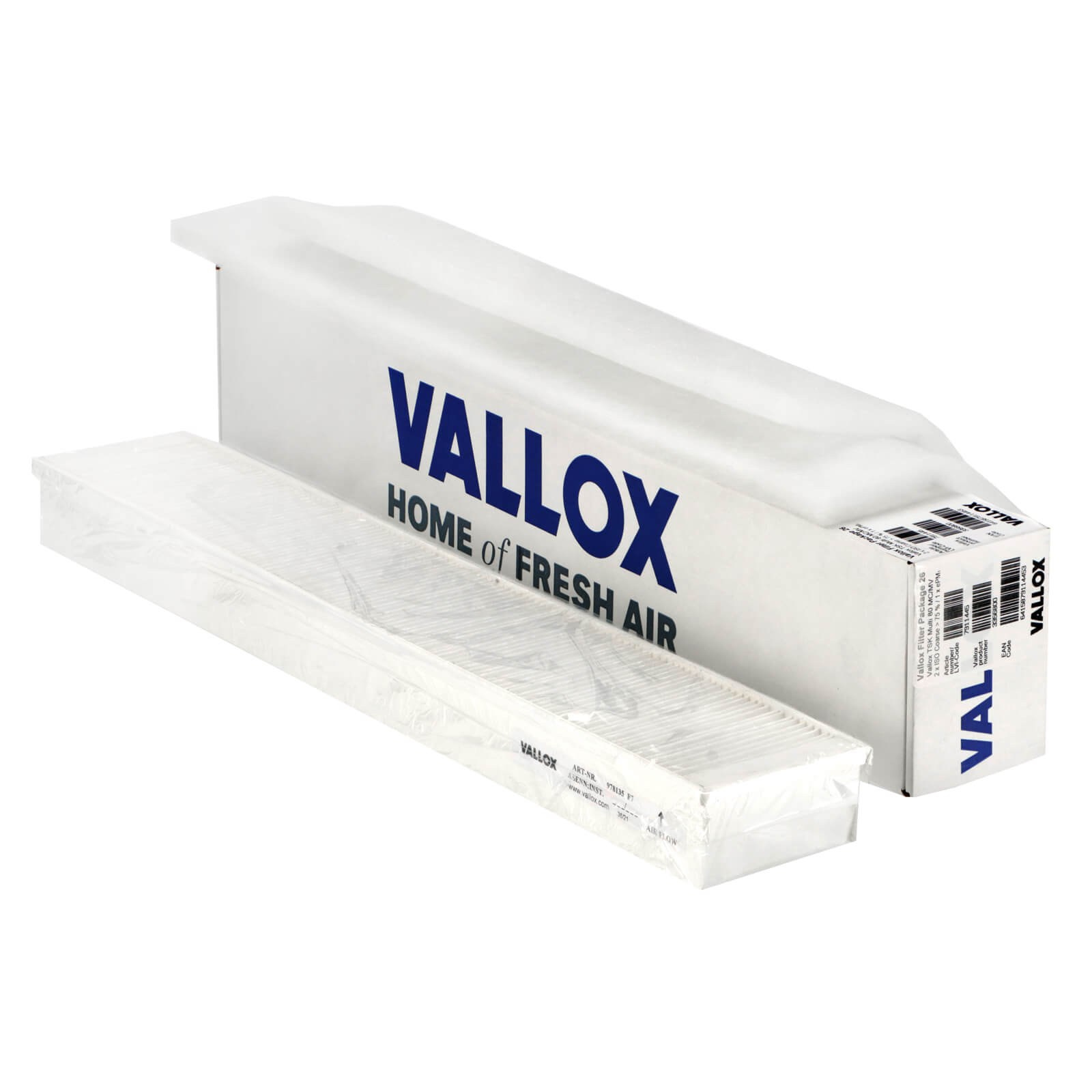Vallox TSK Multi 80 MC-MV Filtersatz Nr. 26 (Original) 450x145x20 + 580x145x20 + 580x97x48